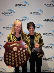 Anne Craig and Barbara Ramjan with the Para Shield