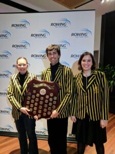 Nikolai, Tahli and Stephanie with the Para Shield