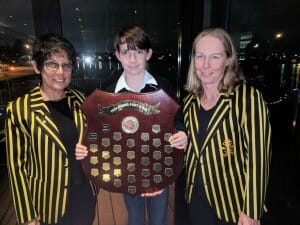 Barbara, Anne and Will with the Para Shield