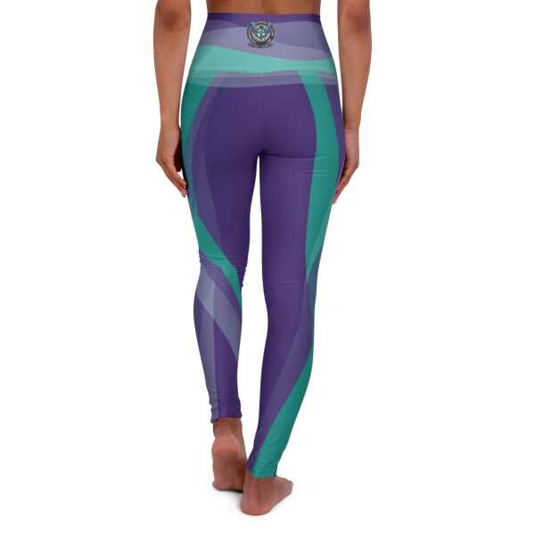 High Waisted Yoga Leggings (AOP) - Image 4