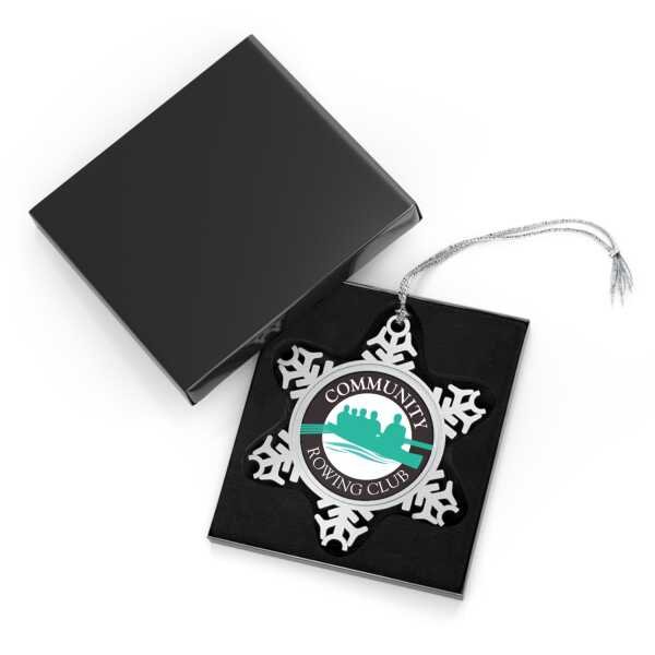 Pewter Snowflake Ornament - Image 2