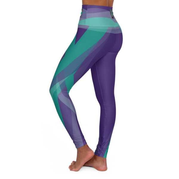 High Waisted Yoga Leggings (AOP) - Image 3