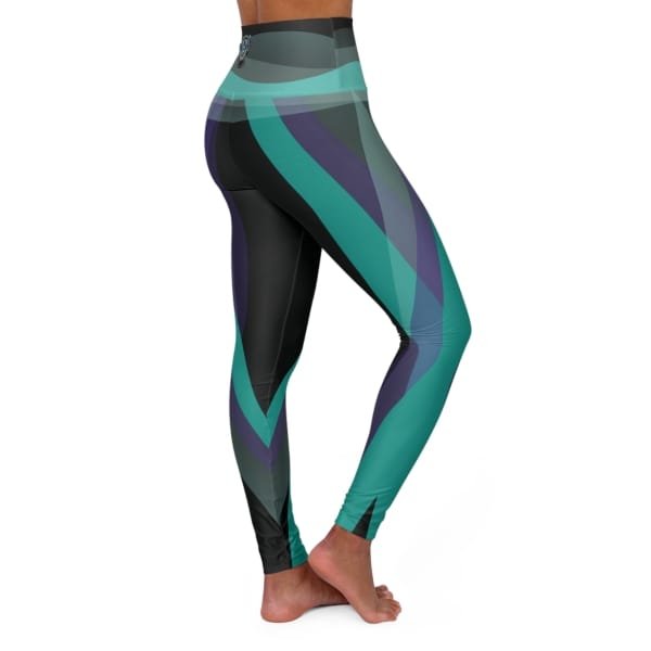 High Waisted Yoga Leggings (Black Variant) - Image 4